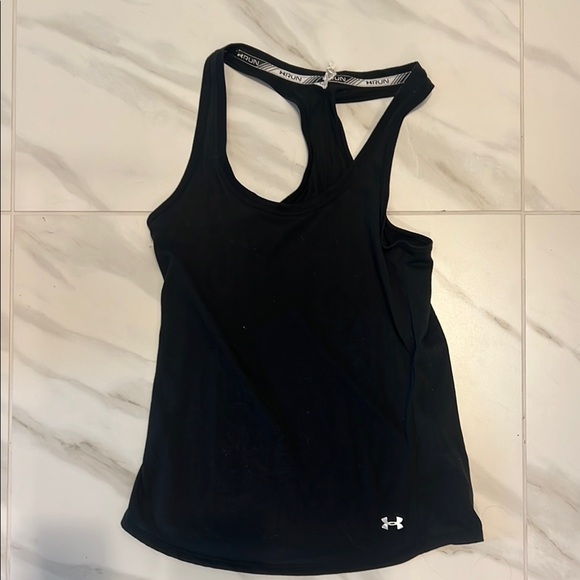 Under Armour Women's Sleek Black Tank Top - Picture 1 of 2